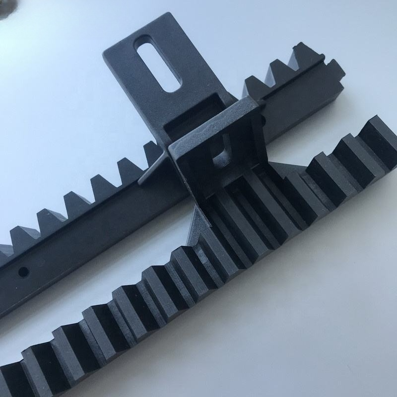 Custom Automatic Sliding Door Control Motor Nylon Gear Rack 3 4 6 Eyes Hobbed Processing for Automatic Sliding Gate Accessory