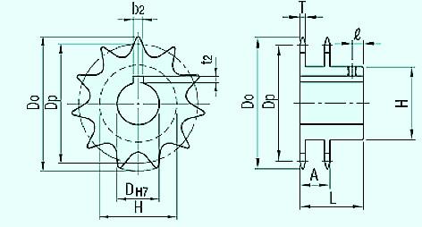 Sprockets For Free Flow Conveyor Chains