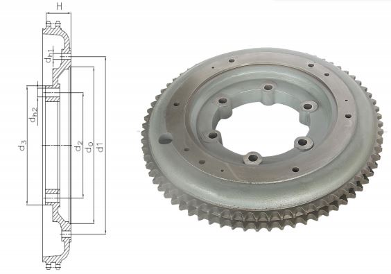 Sprockets For Escalator Drive