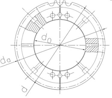 Half Chain Sprocket For Escalator Drive