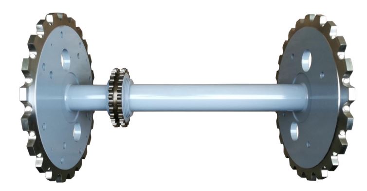 Chains And Sprockets Drive Shaft Escalator