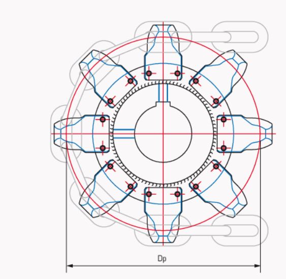 Round Link Sprockets