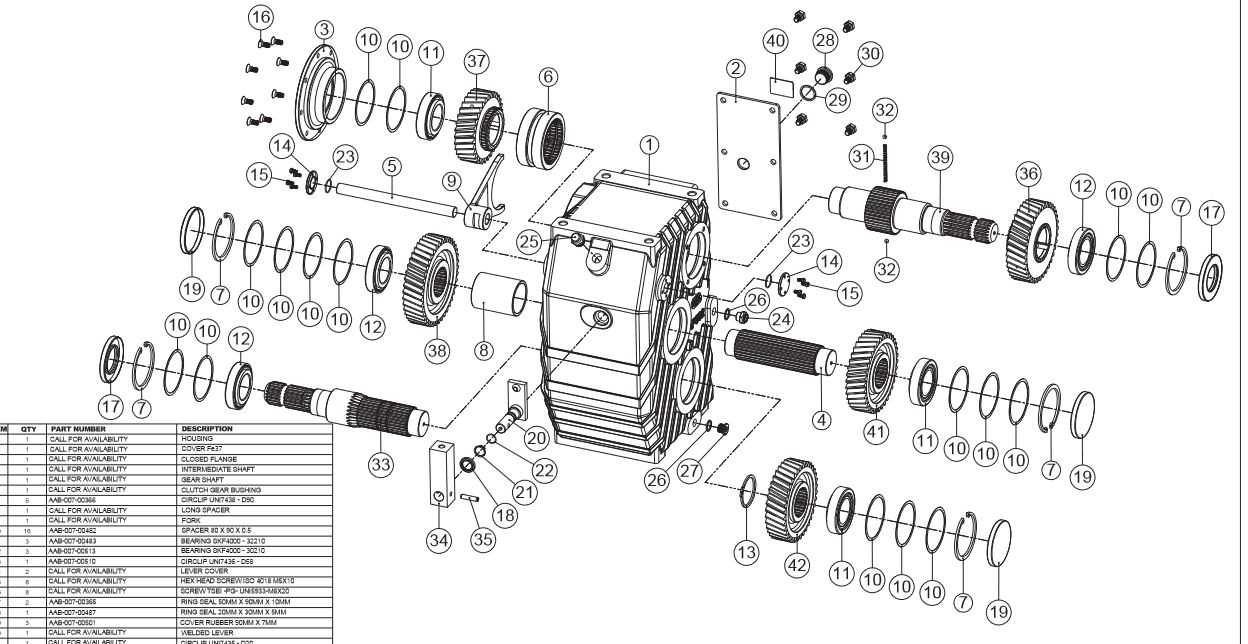 Sprockets Gearbox And Chain TMR Feeder Mixer