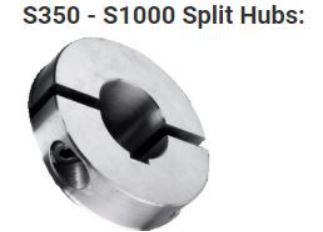 SPLIT HUBS FOR ROLLER CHAIN SPROCKETS